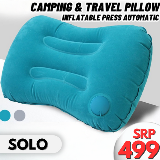 INFLATABLE CAMPING AND TRAVEL PILLOW (HIGH QUALITY)