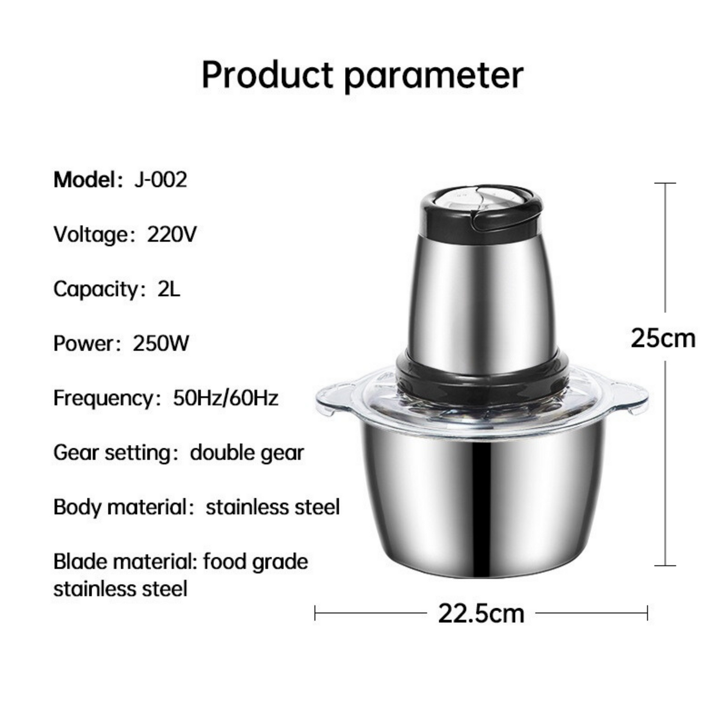 PRISMA - Multi-Functional Food Processor (JAPAN MADE - HIGH QUALITY)