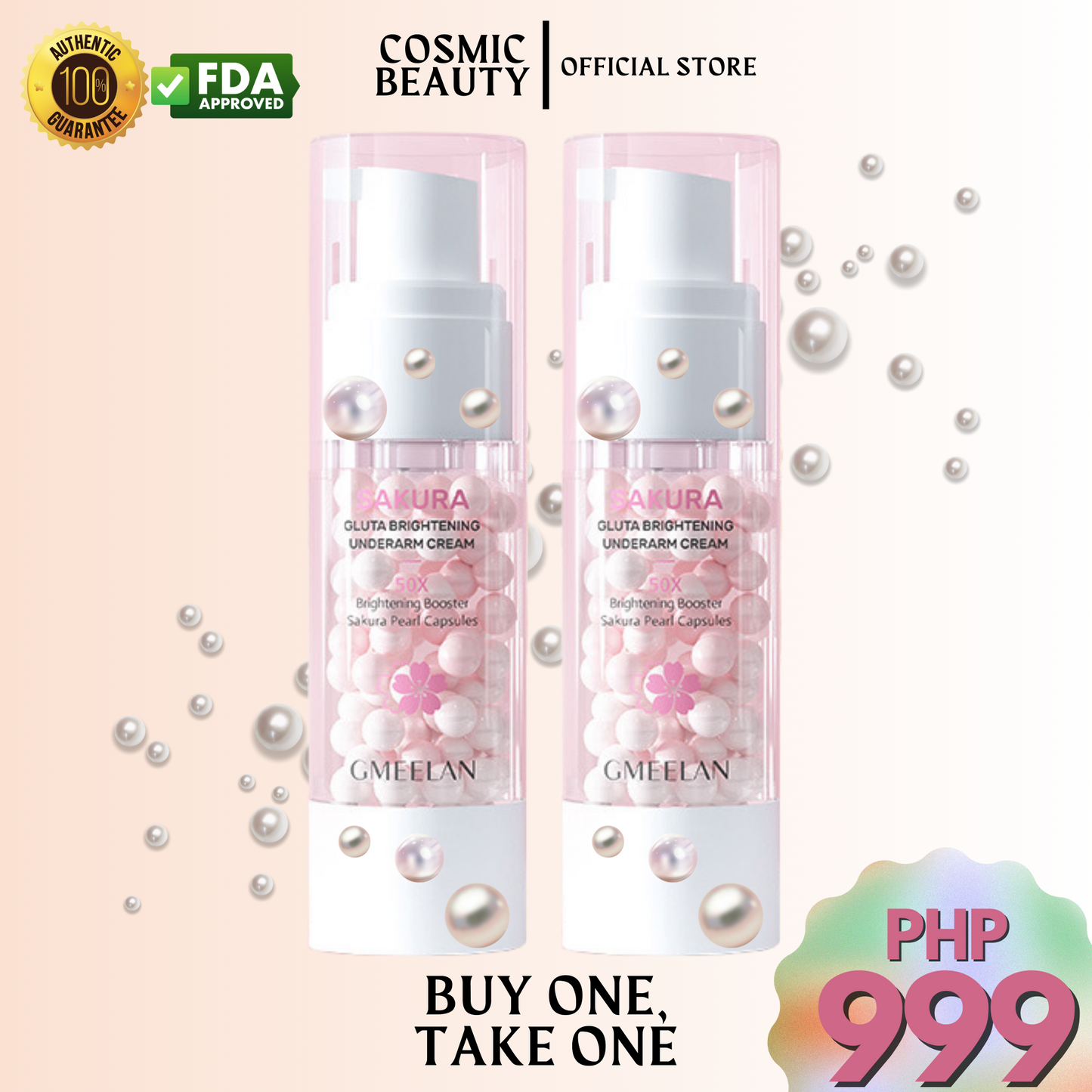 SAKURA KOREAN UNDERARM WHITENING CREAM