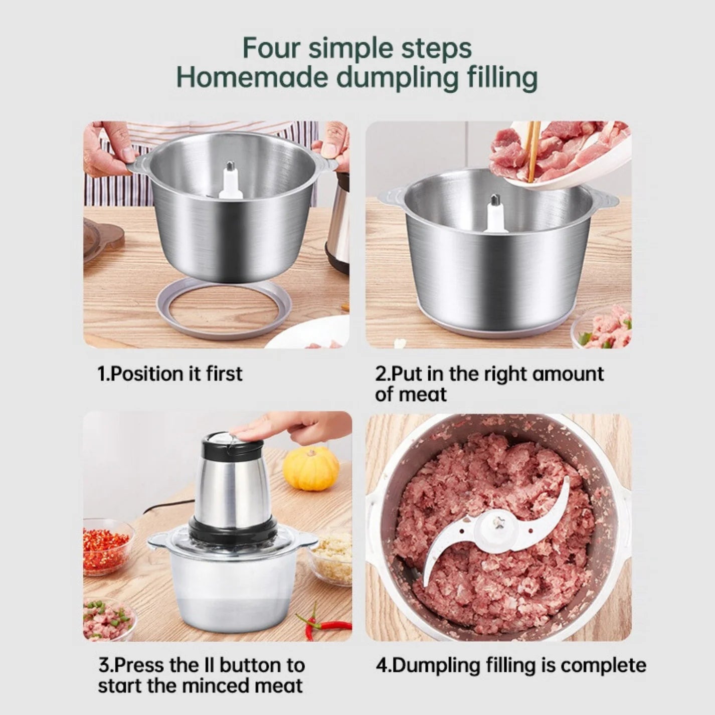 Multi-Functional Food Processor (JAPAN MADE - HIGH QUALITY!)