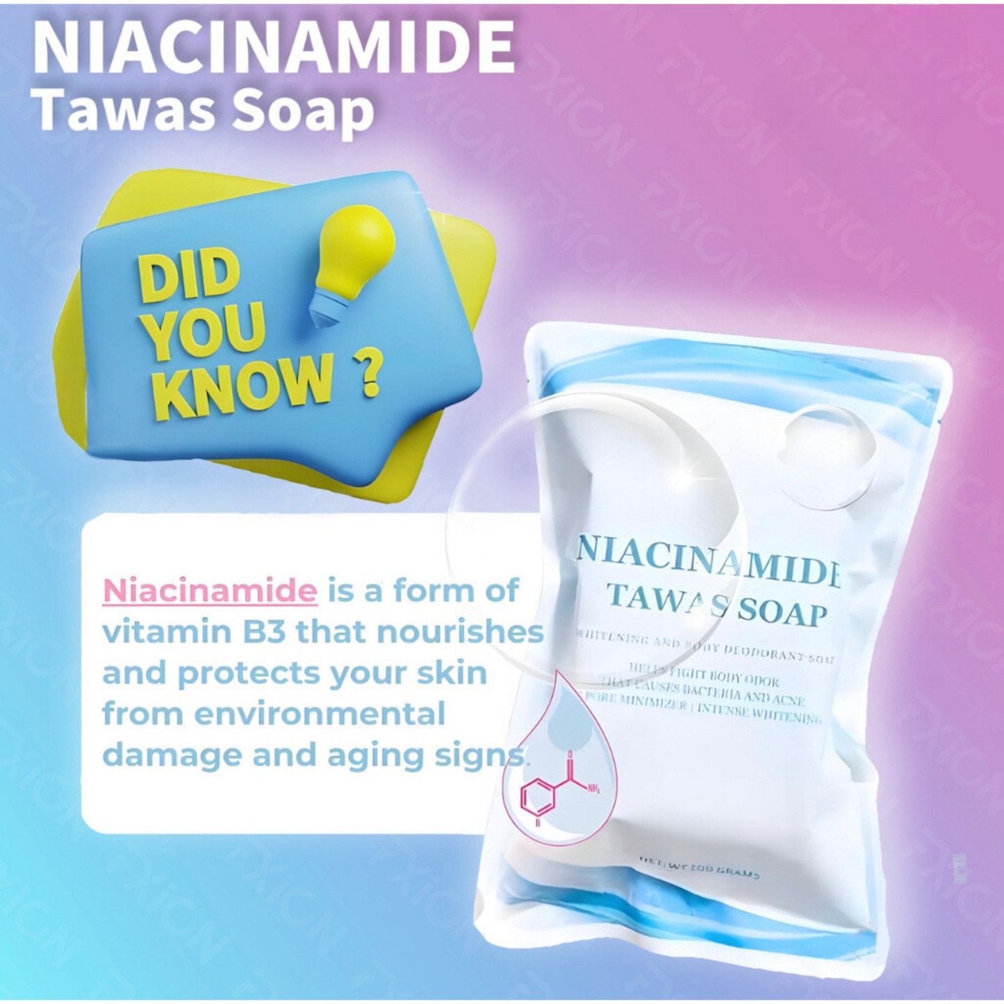 NIACINAMIDE TAWAS SOAP