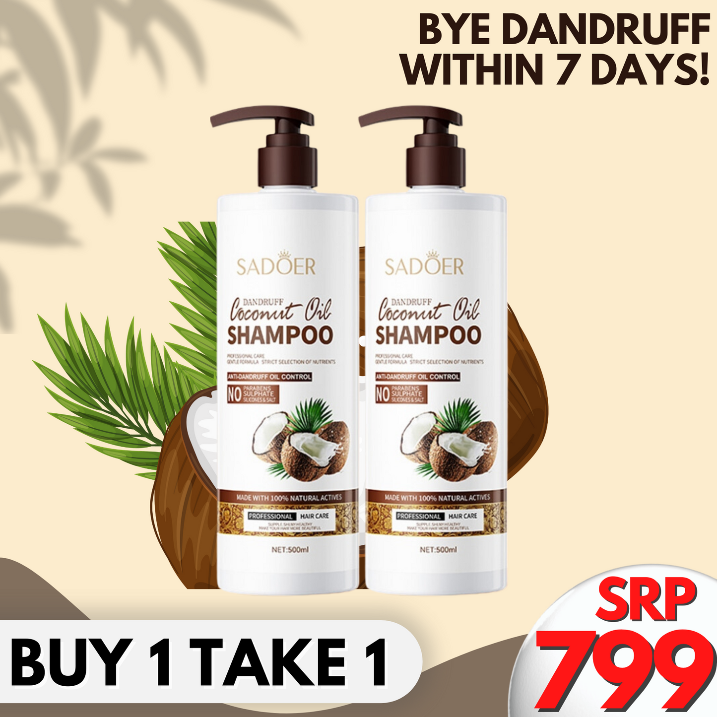 SADOER COCONUT SHAMPOO (AUTHENTIC)