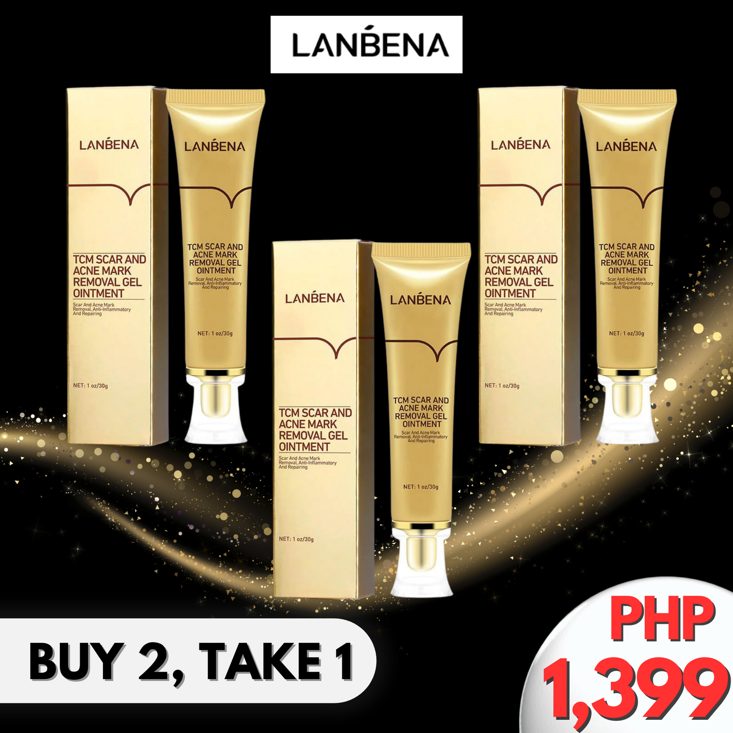 Lanbena Official PH - Acne Marks & Scar Remover Gel (AUTHENTIC)