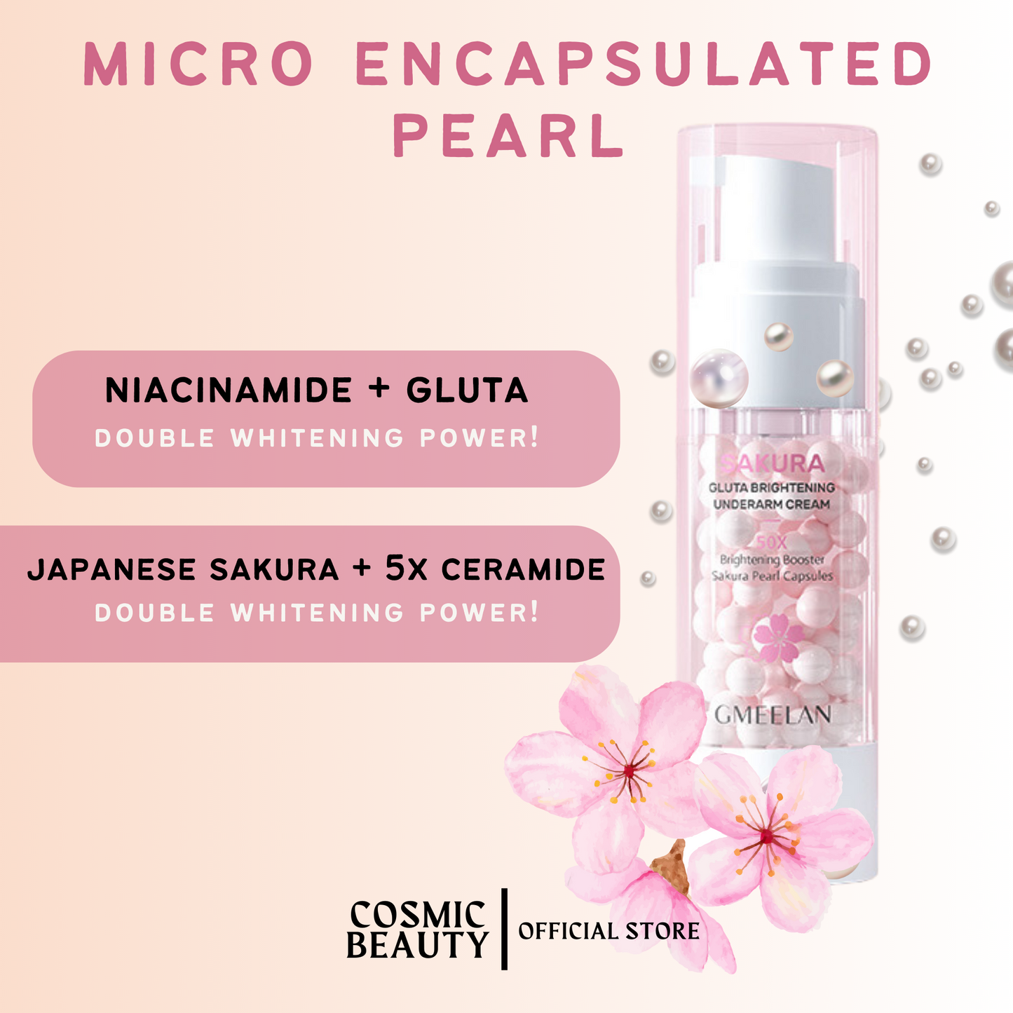 SAKURA KOREAN UNDERARM WHITENING CREAM