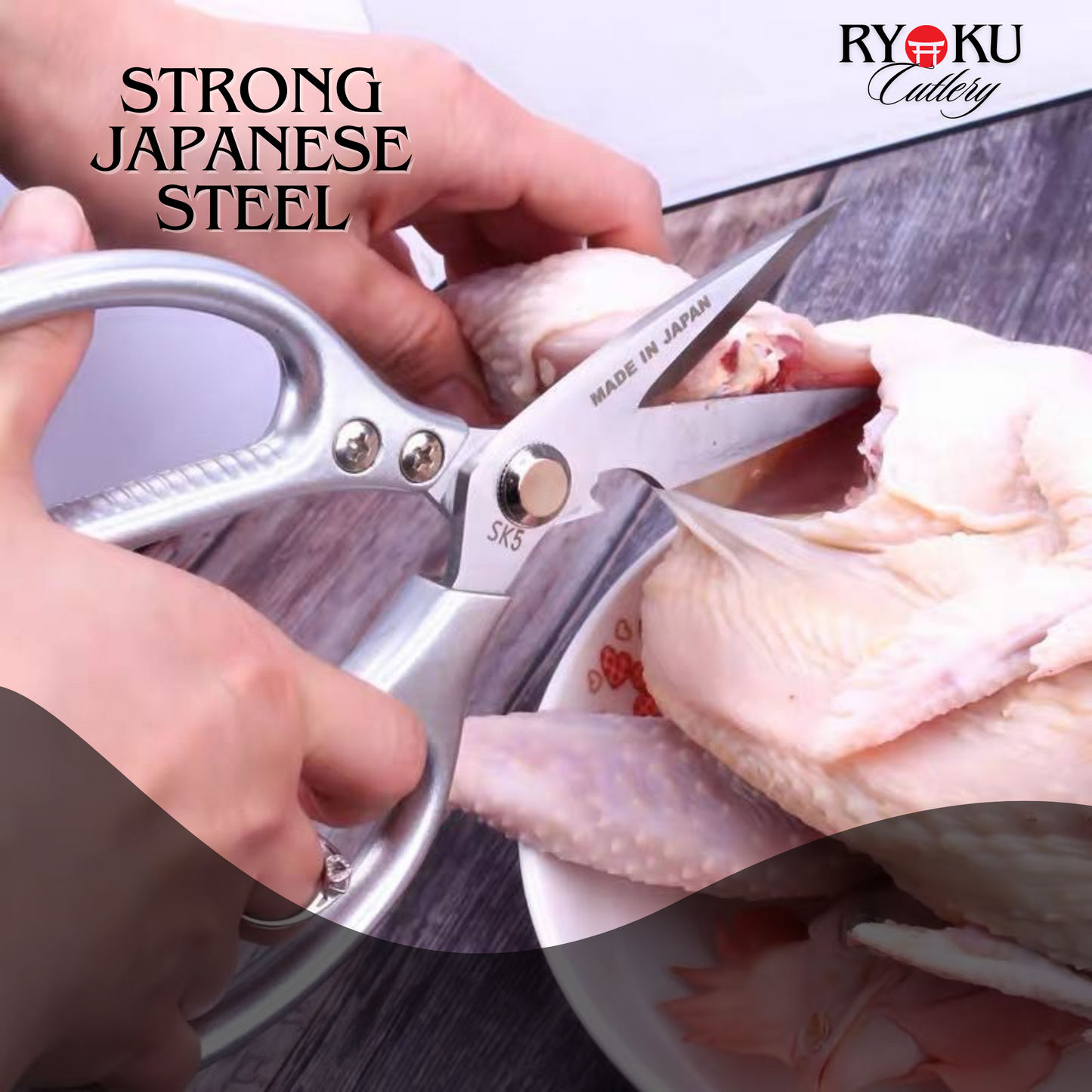 RYOKU JAPANESE SCISSOR (TITANIUM ALLOY)