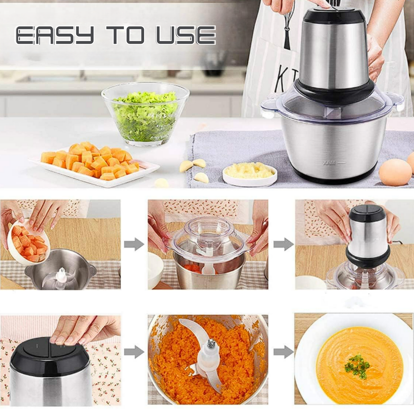 PRISMA - Multi-Functional Food Processor (JAPAN MADE - HIGH QUALITY)