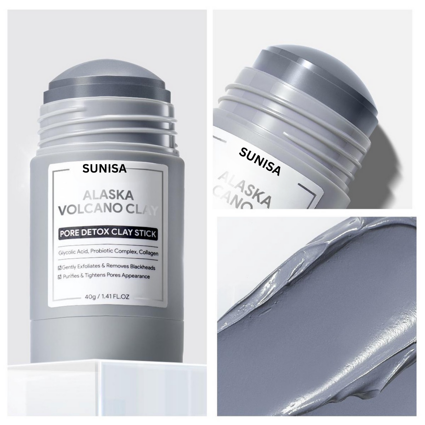 SUNISA WHITENING VOLCANIC MUD STICK