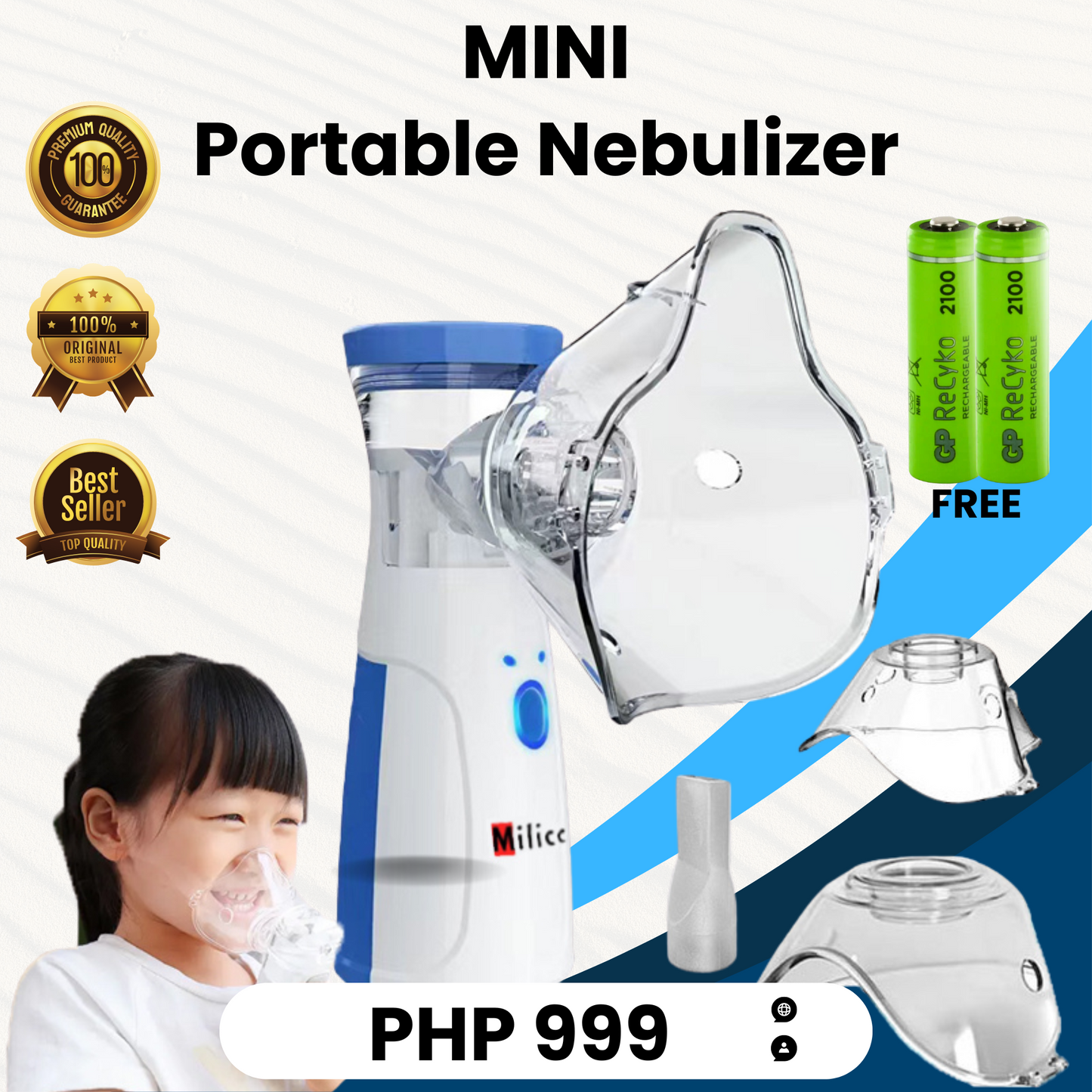 NebuCarePH - PORTABLE NEBULIZER (AUTHENTIC)