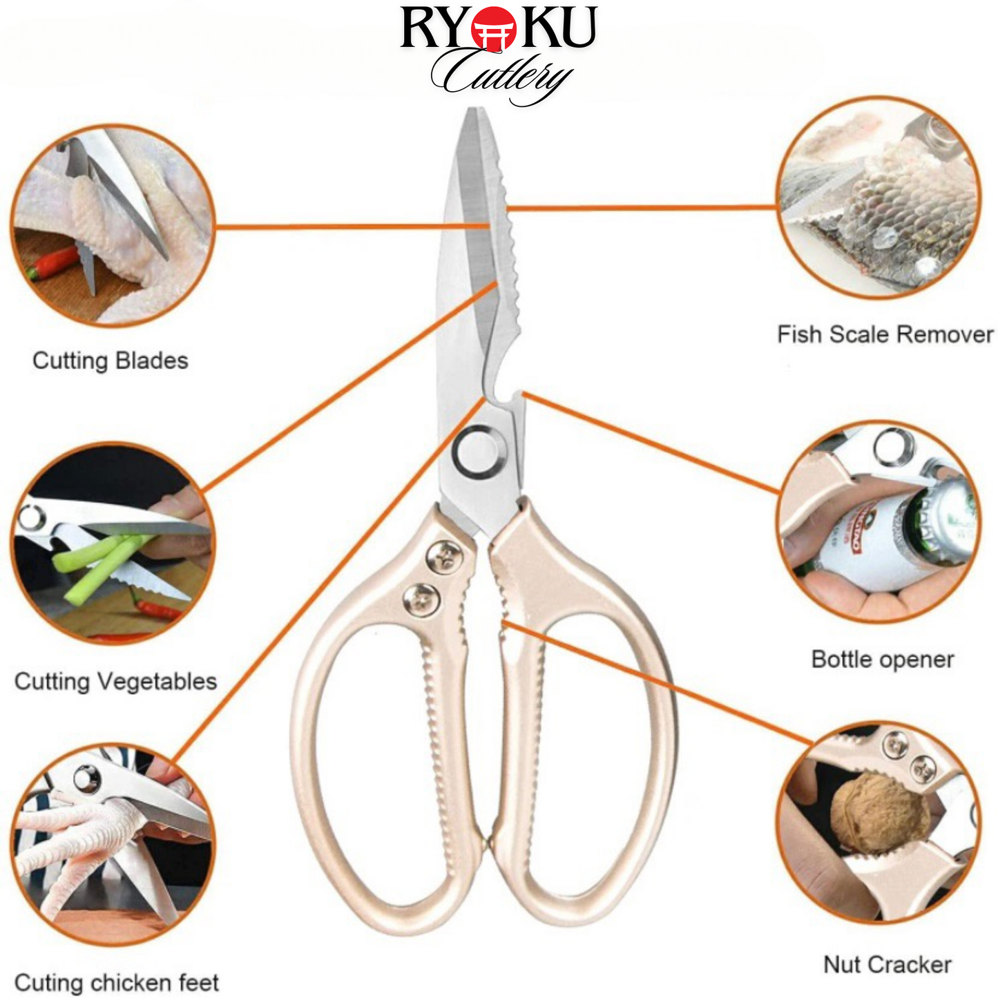 RYOKU JAPANESE SCISSOR (TITANIUM ALLOY)