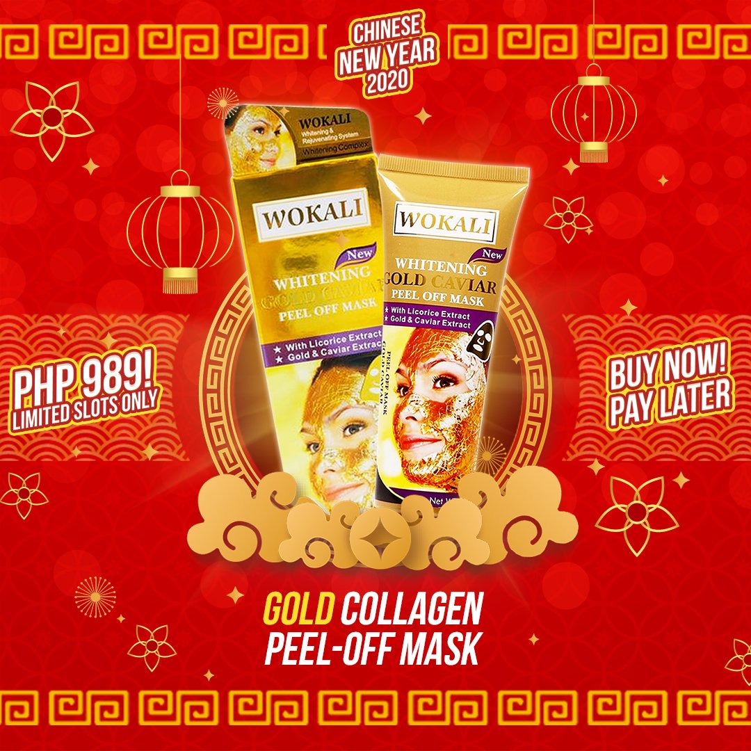 Gold Wokali Peel Off Mask